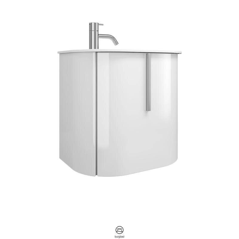Изображение товара Тумба c раковиной Burgbad Lavo 2.0 SGCG053LF5048G0227C0037*1, 53 см, подвесная, цвет белый