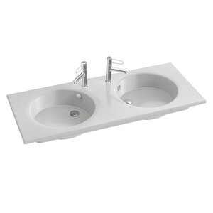 Изображение товара Раковина-столешница Jacob Delafon Odeon Rive Gauche EXAT112-00, 120 см, цвет белый