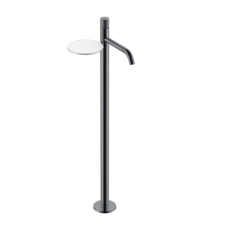 Изображение товара Смеситель Boheme Stick 120-SGM.4 для раковины с графитовой глянцевой поверхностью и рычажным управл Изображение товара Смеситель Boheme Stick 120-SGM.4 для раковины с графитовой глянцевой поверхностью и рычажным управл