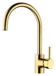 Смеситель для кухонной мойки Reginox Cano PVD Gold - фото 1 Смеситель для кухонной мойки Reginox Cano PVD Gold - фото 1