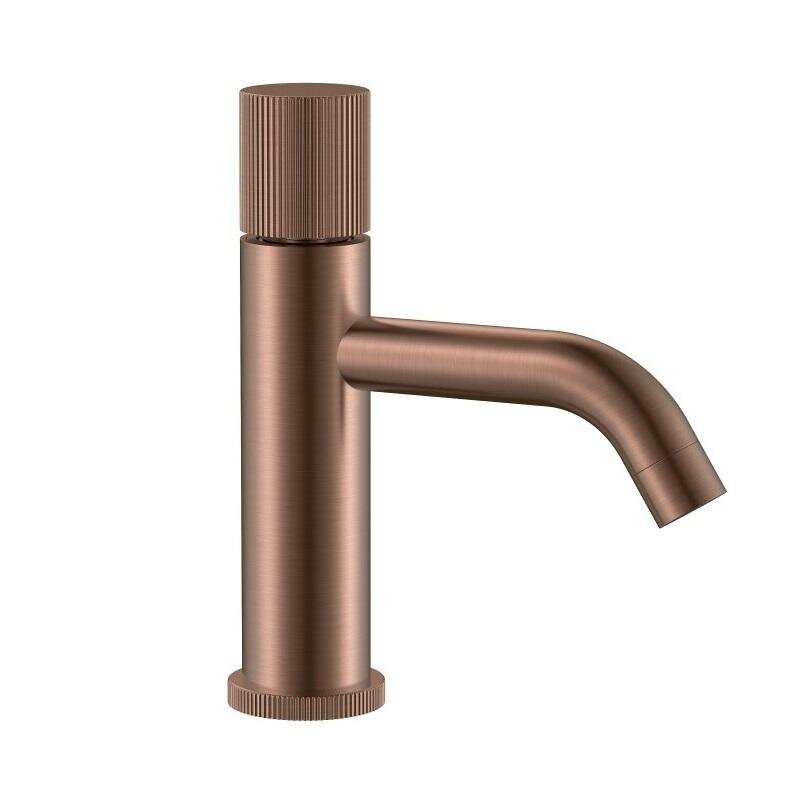 Изображение товара Смеситель Boheme Stick 121-CB.3, для раковины, медь брашированная, ручка Linea