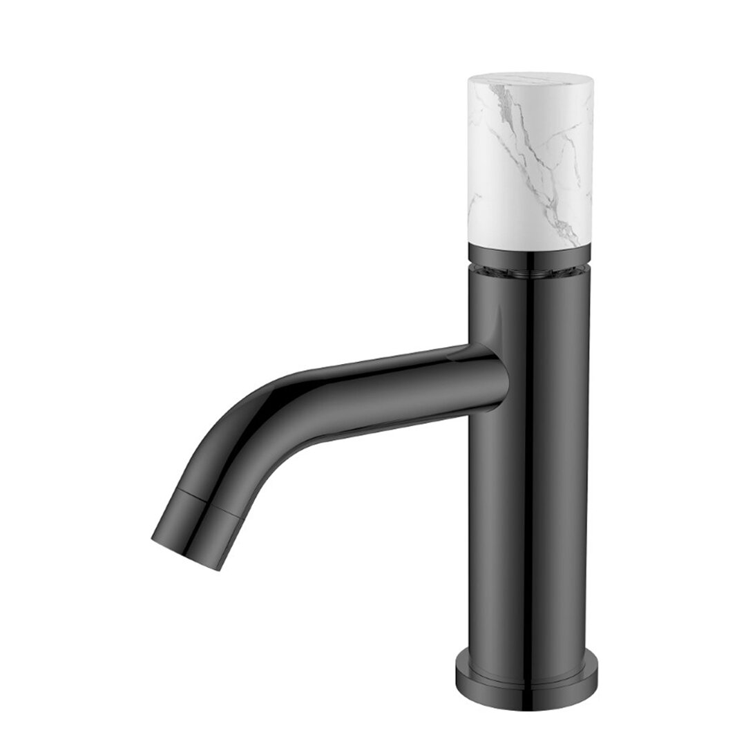 Изображение товара Смеситель Boheme Stick 121-SGM-MR-W Gun Metal White