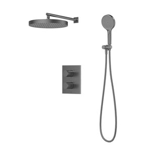 Изображение товара Душевая система Iddis Duna DUNGM0Ti67P, термостатическая, PVD графит матовый