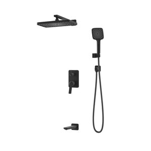 Изображение товара Душевая система Iddis Parker PARBL03i68P, цвет черный матовый