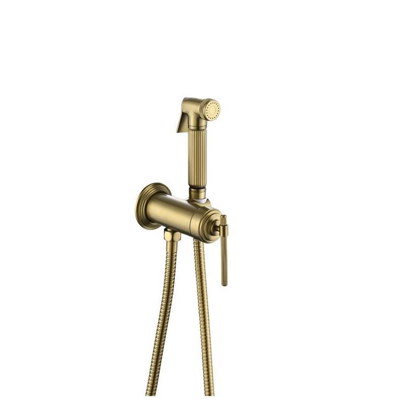 Изображение товара Гигиенический душ Boheme Eterna 177-MG, со смесителем, золото матовое