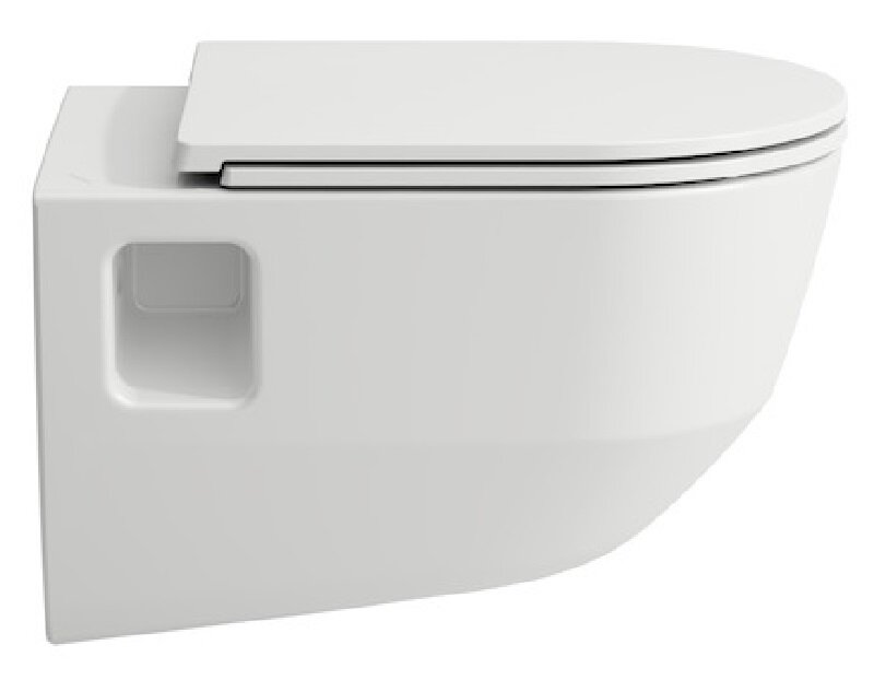 Изображение товара Подвесной унитаз Laufen Pro New Rimless с мягким сиденьем и безободковой технологией