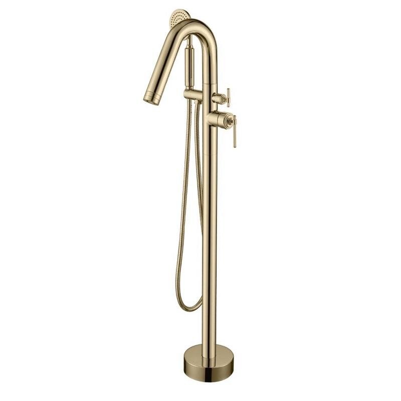 Изображение товара Смеситель для ванны и душа Boheme Eterna 179-G, с душевым гарнитуром, золото