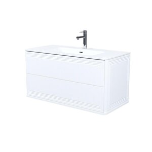 Изображение товара Тумба с раковиной Iddis Oxford Neo OXN10W0i95K, 100 см, подвесная, белый матовый
