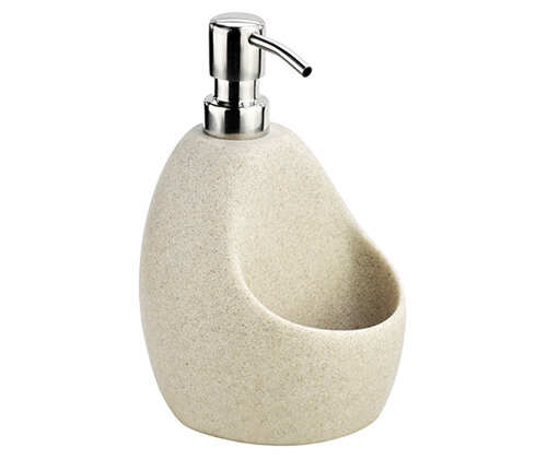 Изображение товара Дозатор WasserKraft Серия К 400 мл хром бежевый свободностоящий дизайн