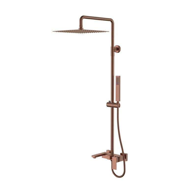 Изображение товара Душевая система Boheme Qubic 478-BRB бронза брашированная