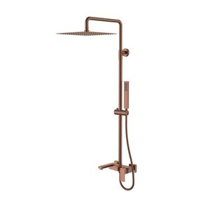 Изображение товара Душевая система Boheme Qubic 478-BRB, цвет бронза брашированная Изображение товара Душевая система Boheme Qubic 478-BRB, цвет бронза брашированная