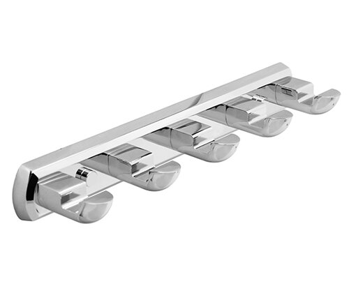 Изображение товара Настенный крючок WasserKraft Kammel 5 крючков хром 30x6.3x3.8 см