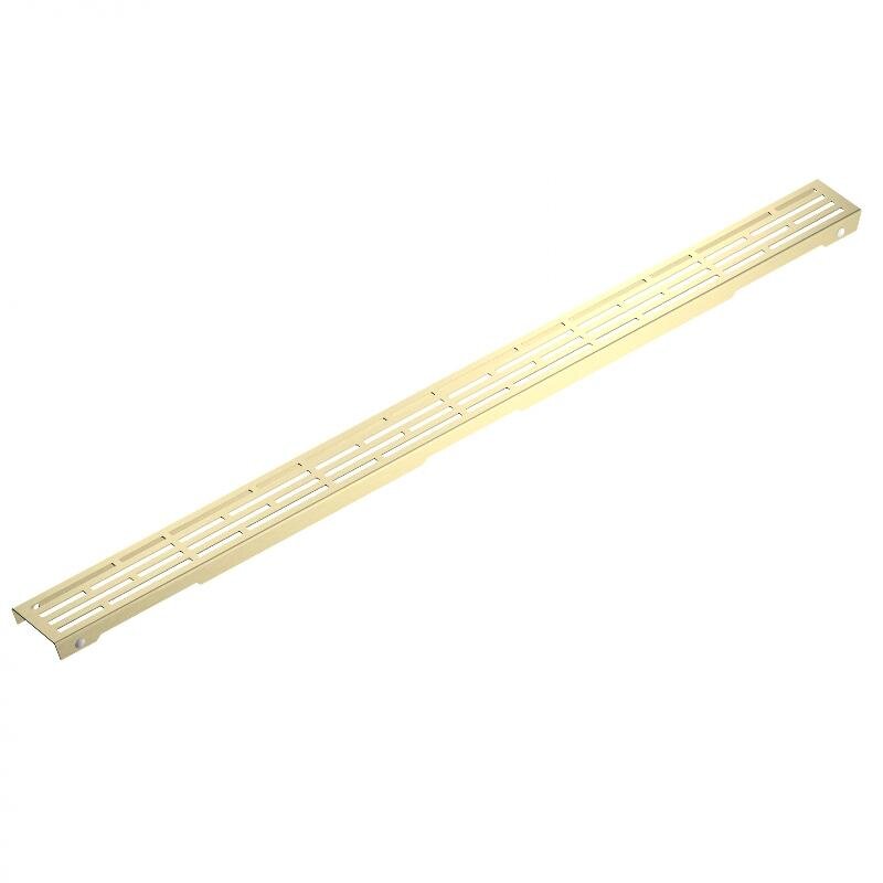 Изображение товара Решетка Wonzon & Woghand WW-651900P-BG, для душевого канала, 90 см, перфорированная, PVD золото брашированное