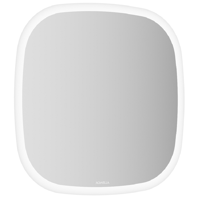 Изображение товара Зеркало Aqwella Aura AUR0206AH с LED-подсветкой, сенсорным выключателем, белое