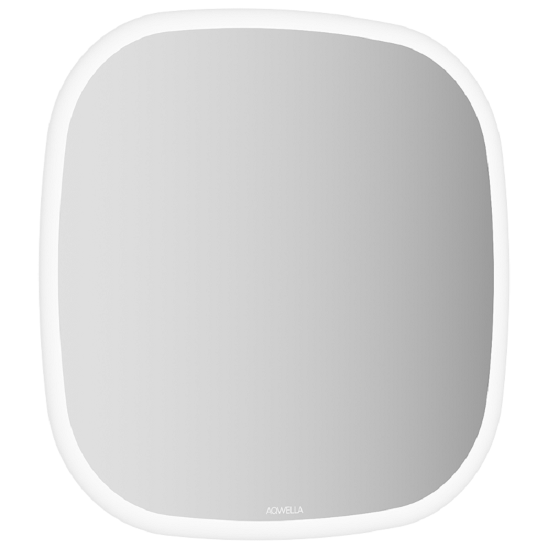 Изображение товара Зеркало Aqwella Aura AUR0207AH, 70 см, с LED-подсветкой, сенсорным выключателем, белое Изображение товара Зеркало Aqwella Aura AUR0207AH, 70 см, с LED-подсветкой, сенсорным выключателем, белое