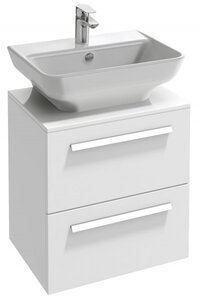 Изображение товара Тумба под раковину Jacob Delafon Struktura 55 см, EB1387-N18, белый блестящий