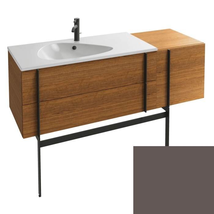 Изображение товара Тумба под раковину Jacob Delafon Nouvelle Vague 145 см EB3037RU-S32 темно-серый сатин Изображение товара Тумба под раковину Jacob Delafon Nouvelle Vague 145 см EB3037RU-S32 темно-серый сатин