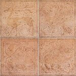 Плитка напольная Родос я 33×33 бежевая декоративная Сокол RDS511 - фото 1