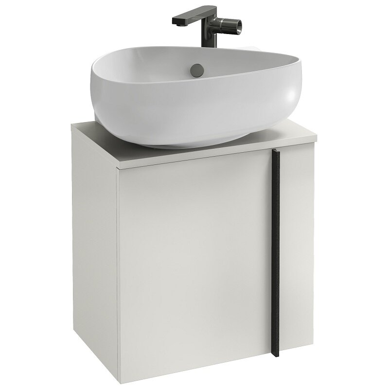 Изображение товара Тумба под раковину Jacob Delafon Nouvelle Vague 45 см, белый лак, подвесная