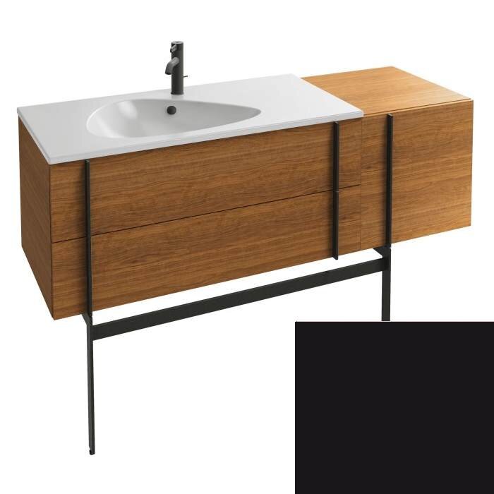 Изображение товара Тумба под раковину Jacob Delafon Nouvelle Vague 145 см, черная, подвесная