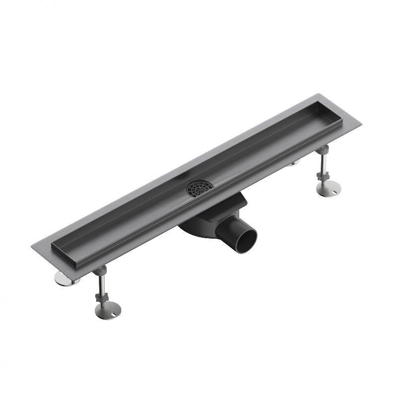 Изображение товара Дренажный канал Wonzon & Woghand WW-651600T-BGM, 60 см, PVD темный графит 