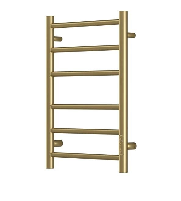 Изображение товара Полотенцесушитель электрический Reflexion Сахара RXT016040GL, ширина 40 см, высота 60 см, диммер справа, золото матовое