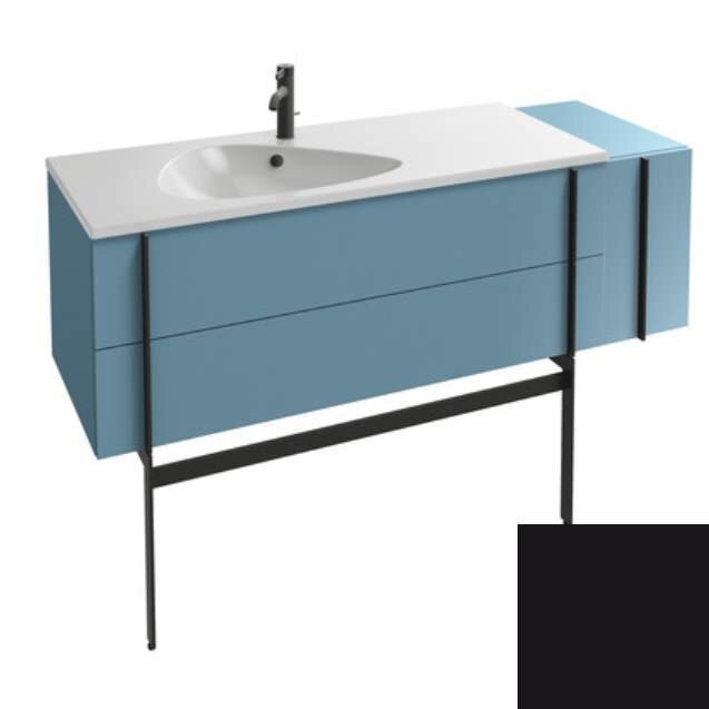 Изображение товара Тумба под раковину Jacob Delafon Nouvelle Vague 145 см, черный глянец, подвесная