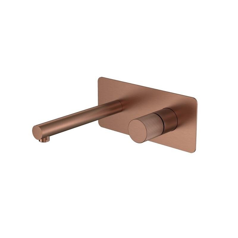 Изображение товара Смеситель Boheme Stick 125-BRB.3 для раковины, с внутренней частью, ручка Linea, бронза брашированная Изображение товара Смеситель Boheme Stick 125-BRB.3 для раковины, с внутренней частью, ручка Linea, бронза брашированная
