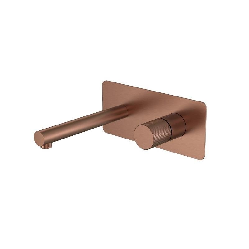 Изображение товара Смеситель Boheme Stick 125-BRB.4, для раковины, с внутренней частью, ручка Spirale, бронза брашированная Изображение товара Смеситель Boheme Stick 125-BRB.4, для раковины, с внутренней частью, ручка Spirale, бронза брашированная