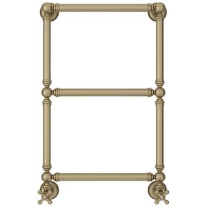 Изображение товара Полотенцесушитель водяной Сунержа Ренессанс 1304 32-0280-6640, высота 60 см, ширина 40 см, нижнее подключение 40 см, цвет золотой шелк