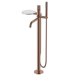 Изображение товара Смеситель для ванны и душа Boheme Stick 129-CB.3, с душевым гарнитуром, ручка Linea, медь брашированная Изображение товара Смеситель для ванны и душа Boheme Stick 129-CB.3, с душевым гарнитуром, ручка Linea, медь брашированная