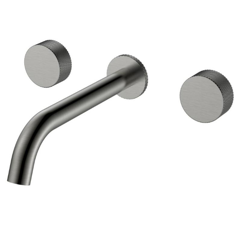 Изображение товара Смеситель Boheme Stick 152-2-GM.2 с ручкой Touch, графит матовый, латунь, внутри, 2 вентиля