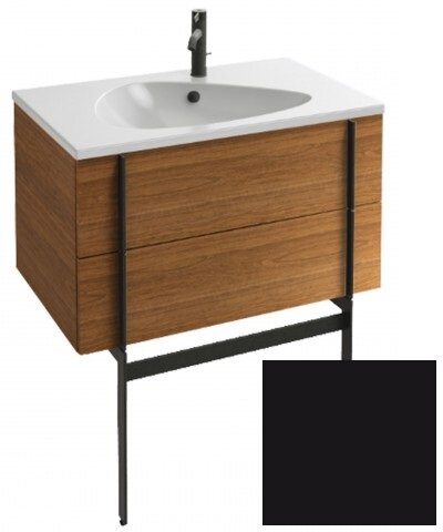 Изображение товара Тумба под раковину Jacob Delafon Nouvelle Vague 80 см черный глянцевый