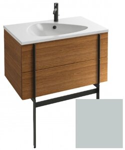 Изображение товара Тумба под раковину Jacob Delafon Nouvelle Vague 80 см, EB3030-G73, цвет - голубой шторм глянцевый