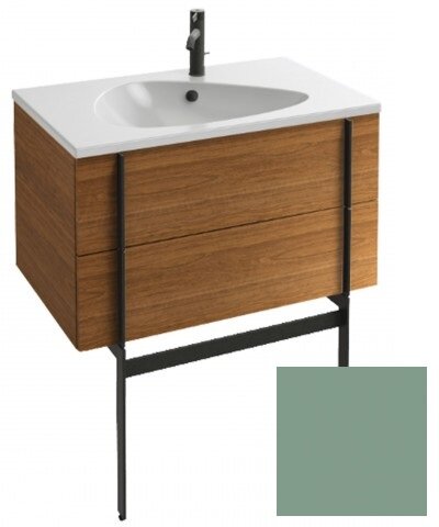 Изображение товара Тумба под раковину Jacob Delafon Nouvelle Vague 80 см оливковый глянец