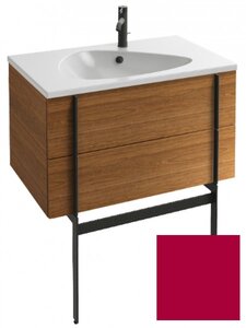Изображение товара Тумба под раковину Jacob Delafon Nouvelle Vague 80 см, EB3030-R3, цвет - малиновый глянцевый