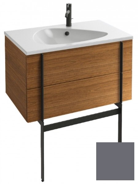 Изображение товара Тумба под раковину Jacob Delafon Nouvelle Vague 80 см, серый глянец, подвесная