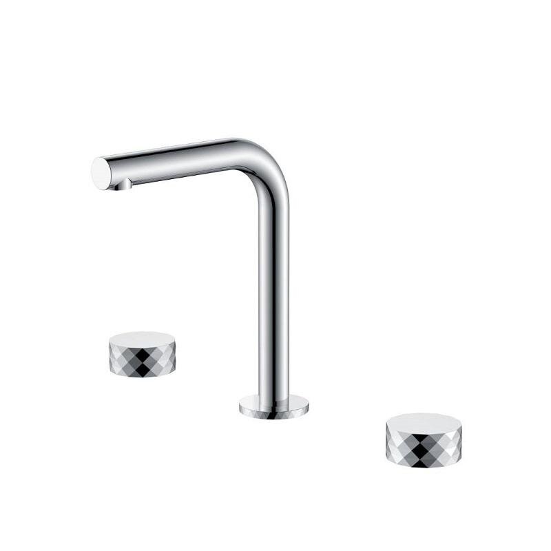 Изображение товара Смеситель для раковины Boheme Stick Diamond хром, Италия, 3 отверстия Изображение товара Смеситель для раковины Boheme Stick Diamond хром, Италия, 3 отверстия