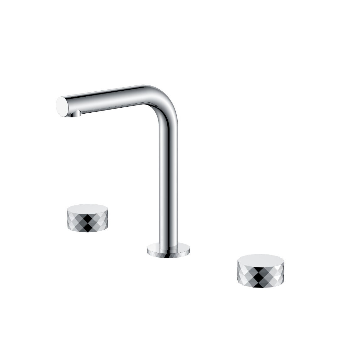 Изображение товара Смеситель для раковины Boheme Stick Diamond хром, Италия, 3 отверстия