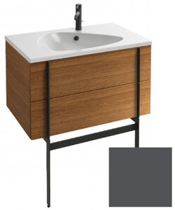 Изображение товара Тумба под раковину Jacob Delafon Nouvelle Vague 80 см, EB3030-S17, цвет - серый антрацит сатин