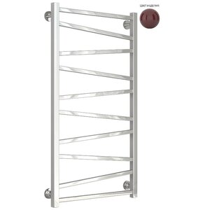 Изображение товара Полотенцесушитель водяной Сунержа Сирокко 3005-0253-1050, высота 100 см, ширина 50 см, нижнее подключение 50 см, цвет винно-красный