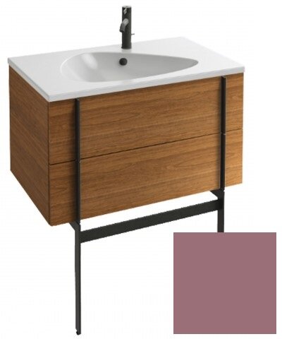 Изображение товара Тумба под раковину Jacob Delafon Nouvelle Vague 80 см, розовый перец, подвесная