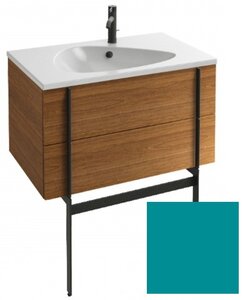 Изображение товара Тумба под раковину Jacob Delafon Nouvelle Vague 80 см, EB3030-M57, цвет - бирюзовый матовый