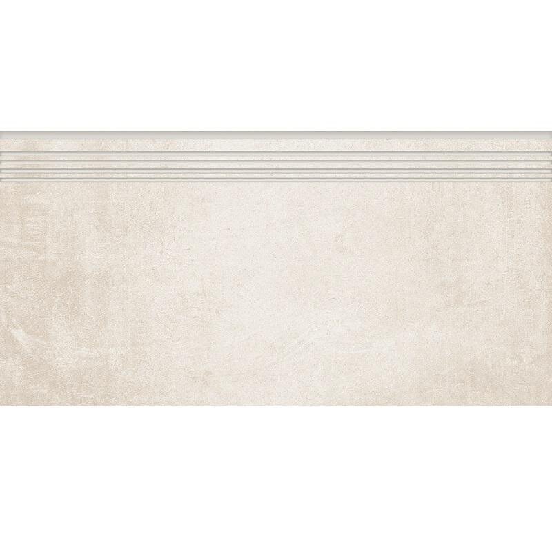 Изображение товара Ступень, керамогранит Grasaro Beton G-1101/MR/st01/300x600x9, 30 х 60 см, матовая, бежевый