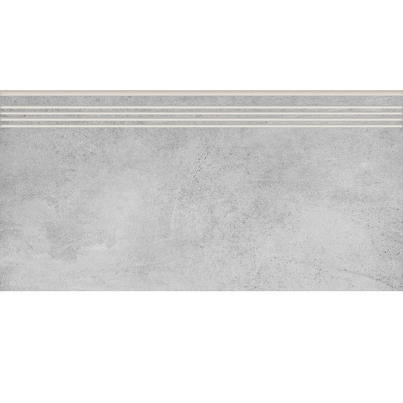 Изображение товара Ступень, керамогранит Grasaro Beton G-1102/MR/st01/300x600x9, 30 х 60 см, матовая, серая Изображение товара Ступень, керамогранит Grasaro Beton G-1102/MR/st01/300x600x9, 30 х 60 см, матовая, серая