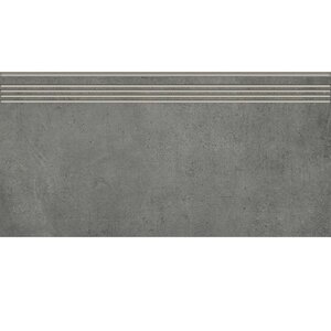 Изображение товара Ступень, керамогранит Grasaro Beton G-1103/MR/st01/300x600x9, 30 х 60 см, матовая, антрацитовая