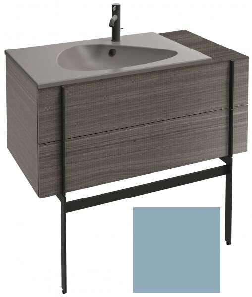 Изображение товара Тумба под раковину Jacob Delafon Nouvelle Vague 100 см аквамарин глянцевый