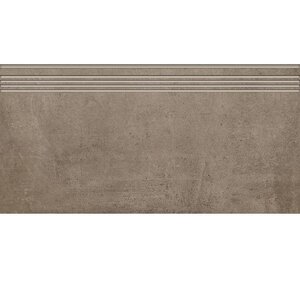 Изображение товара Ступень, керамогранит Grasaro Beton G-1105/MR/st01/300x600x9, 30 х 60 см, матовая, серо-бежевая