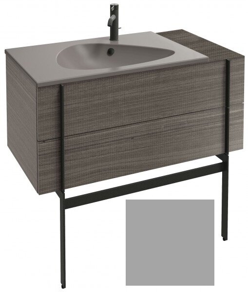 Изображение товара Тумба под раковину Jacob Delafon Nouvelle Vague 100 см пепельный глянцевый