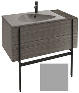 Изображение товара Тумба под раковину Jacob Delafon Nouvelle Vague 100 см, EB3031-G1G, с выступом, цвет - пепельный глянцевый